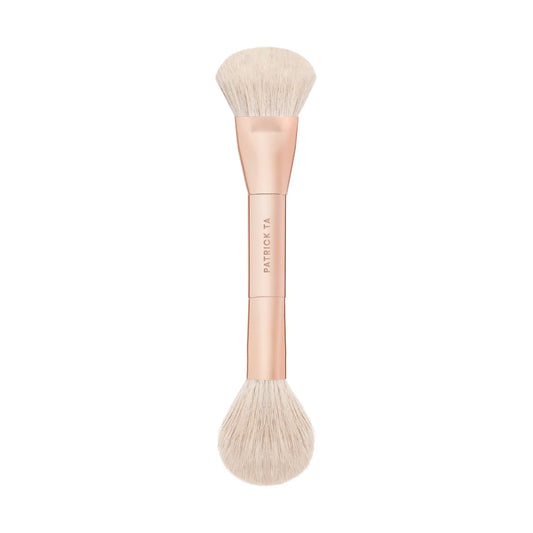 Dual ended blush brush