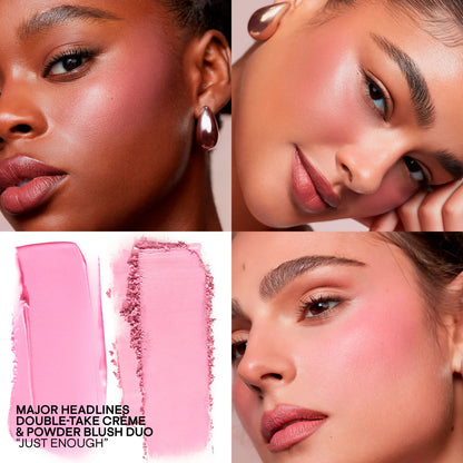 Patrick ta MAJOR HEADLINES DOUBLE-TAKE CRÈME & POWDER BLUSH DUO