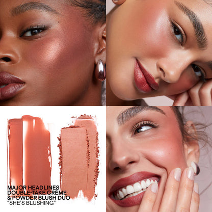 Patrick ta MAJOR HEADLINES DOUBLE-TAKE CRÈME & POWDER BLUSH DUO